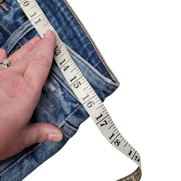 BKE Women’s 30X26 Ankle Mid-Rise Distressed Skinny Jeans Buckle NO SIZE TAG - Picture 13 of 16